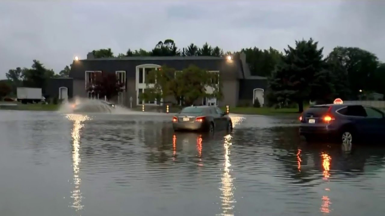 Roads Flood In Sumpter Township Early Thursday Morning | Detroit News