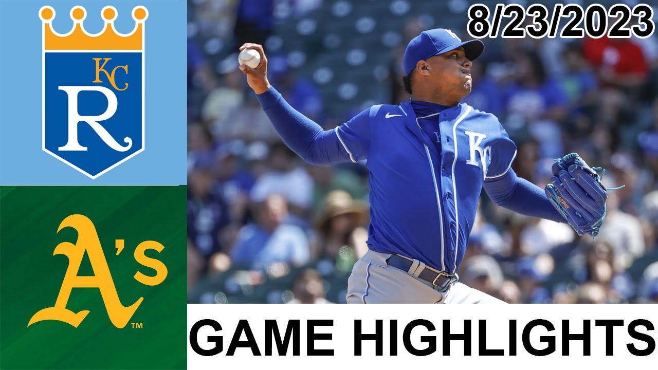 Kansas City Royals Vs Oakland Athletics Highlights Game [today] | August 23, 2023 | Mlb 2023