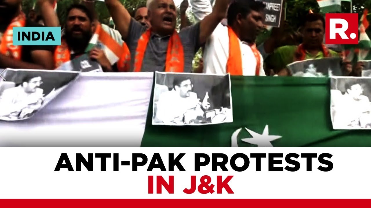 Anantnag Shootout: People In J&k’s Dogra Protest Against Pakistan