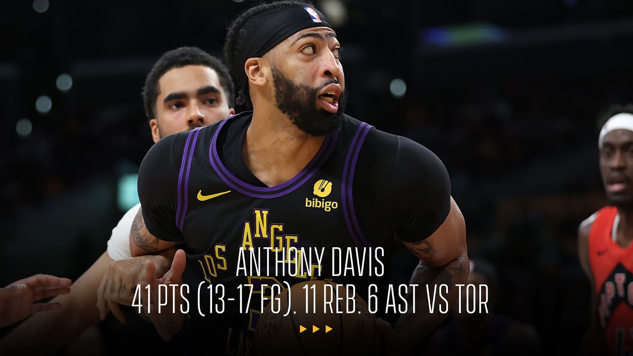 Anthony Davis Scores Season High 41 Points In Win Vs Toronto