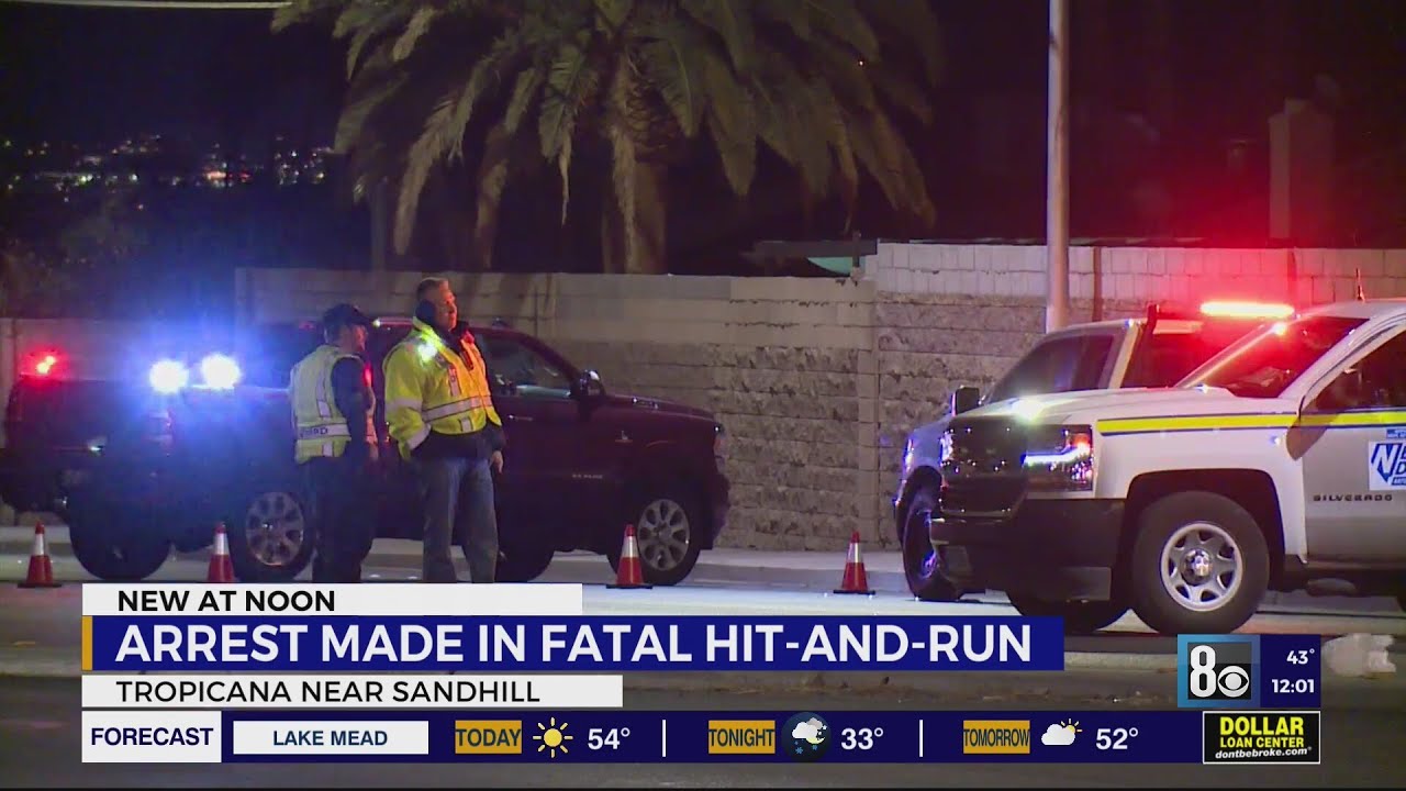 Arrest Made In Fatal Hit And Run On Tropicana