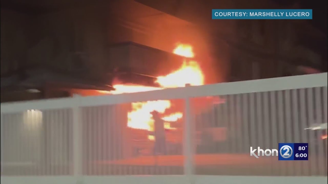 Arson Investigation Underway Following Overnight Fire In Ewa Beach