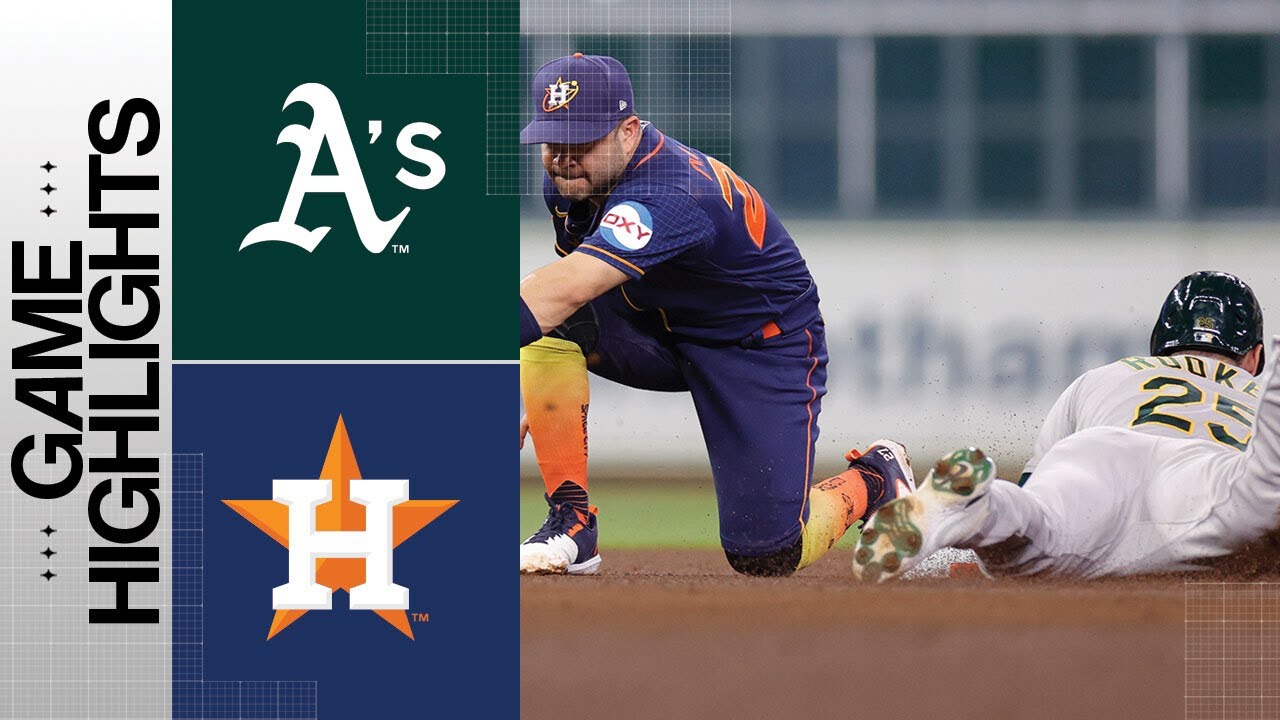 A’s Vs. Astros Game Highlights (9/11/23) | Mlb Highlights