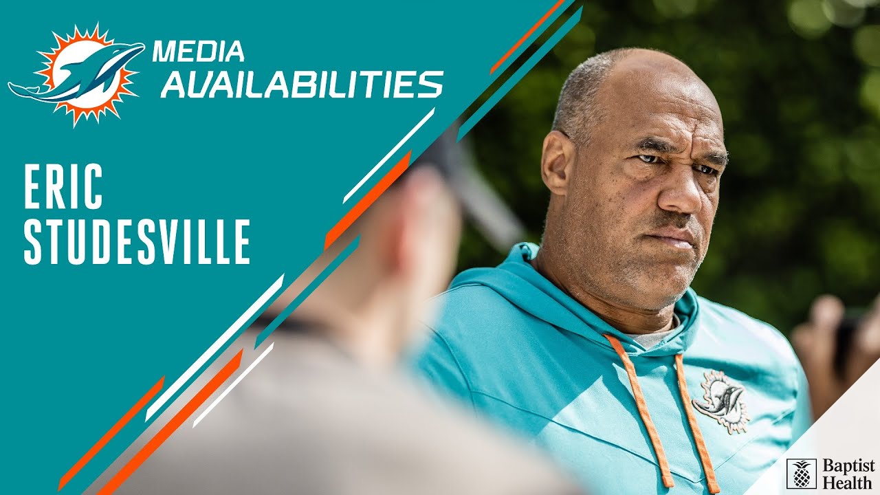 Associate Hc/running Backs Coach Eric Studesville Meets With The Media | Miami Dolphins | Dolphins News