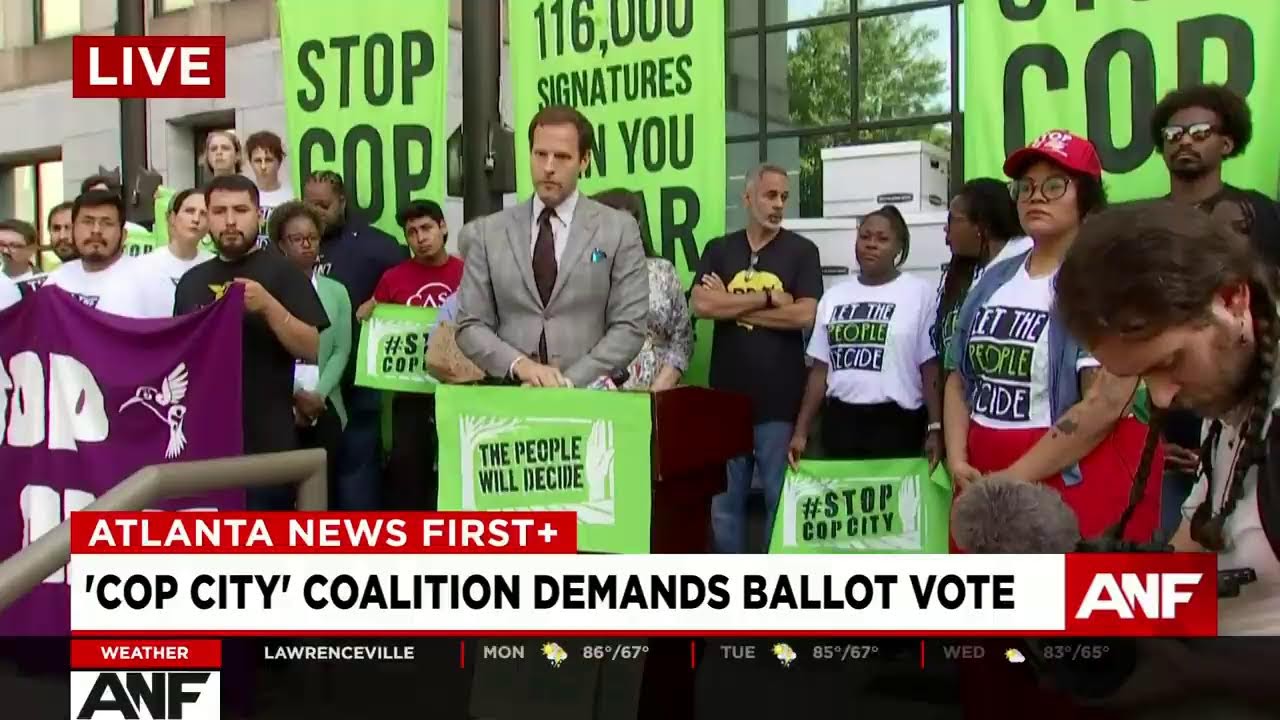 Atlanta Public Safety Training Center Opponents Submit Over 100k Signatures Demanding Ballot Vote