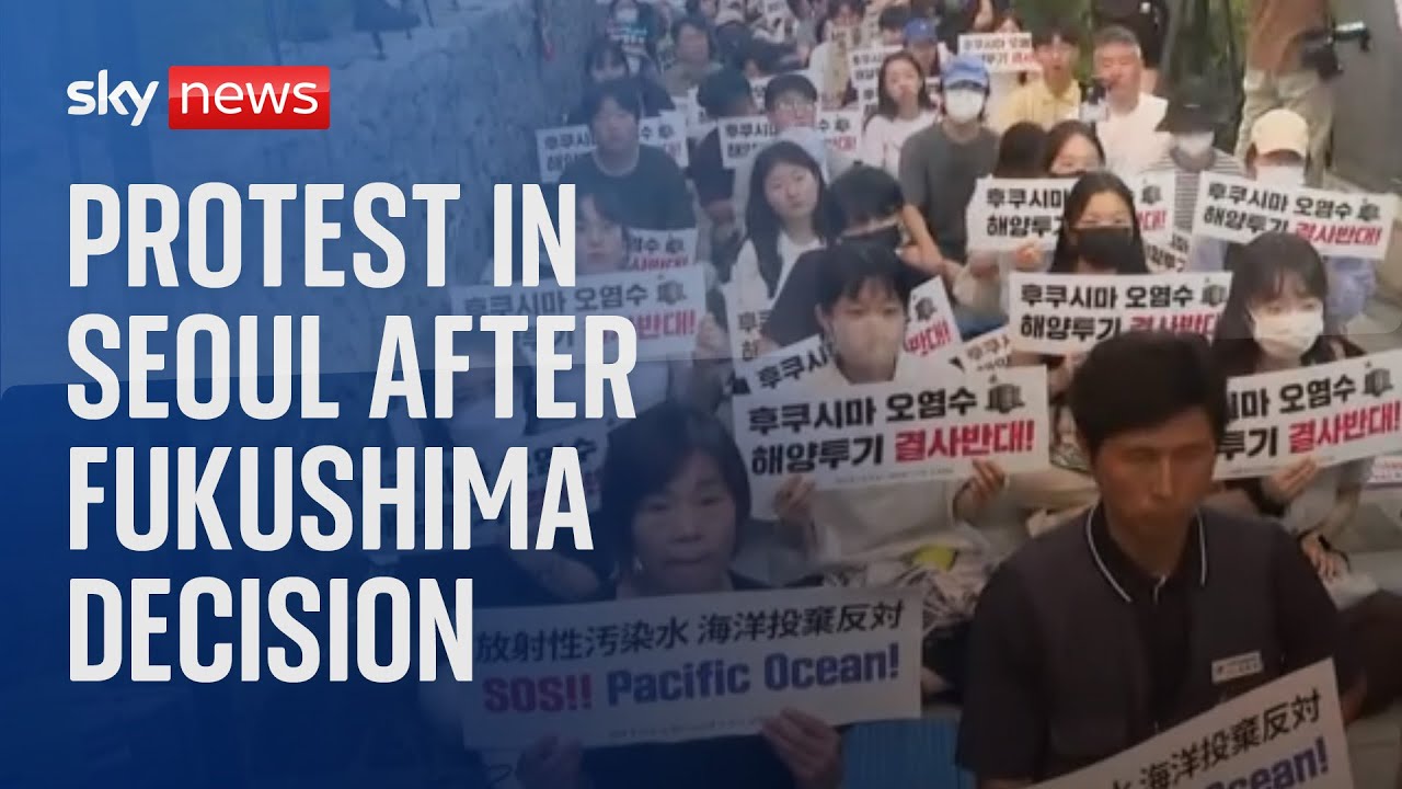 Watch Live: Fukushima Protest Takes Place In Seoul