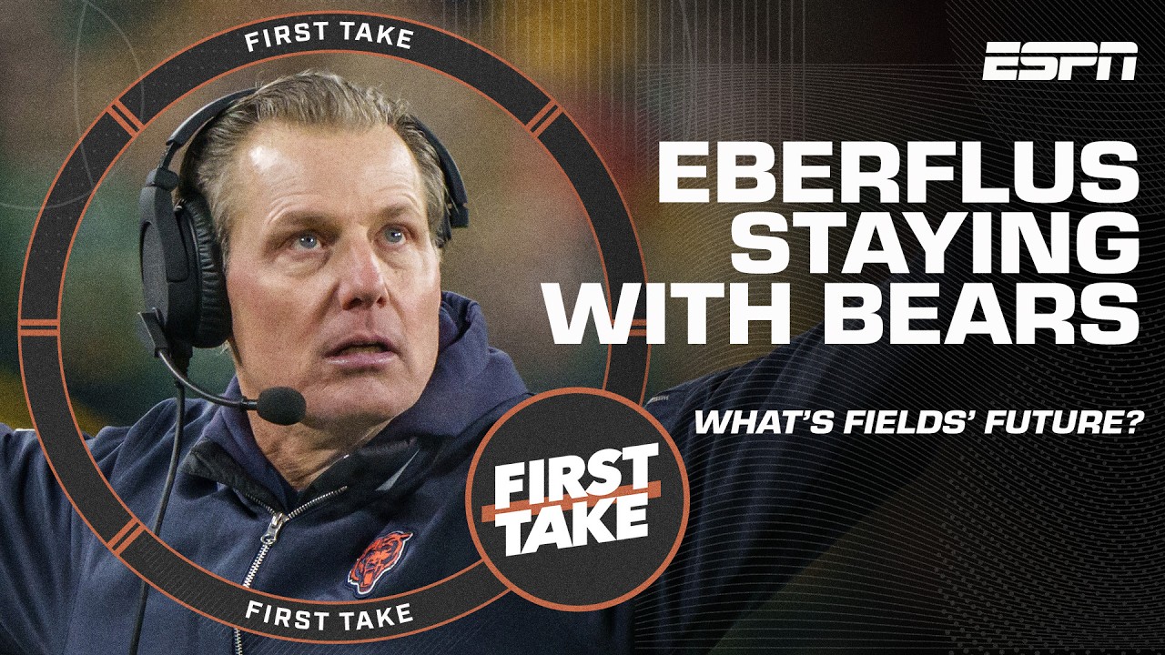 Bears Hc Matt Eberflus Returning Next Season … How Will It Impact Justin Fields? | First Take