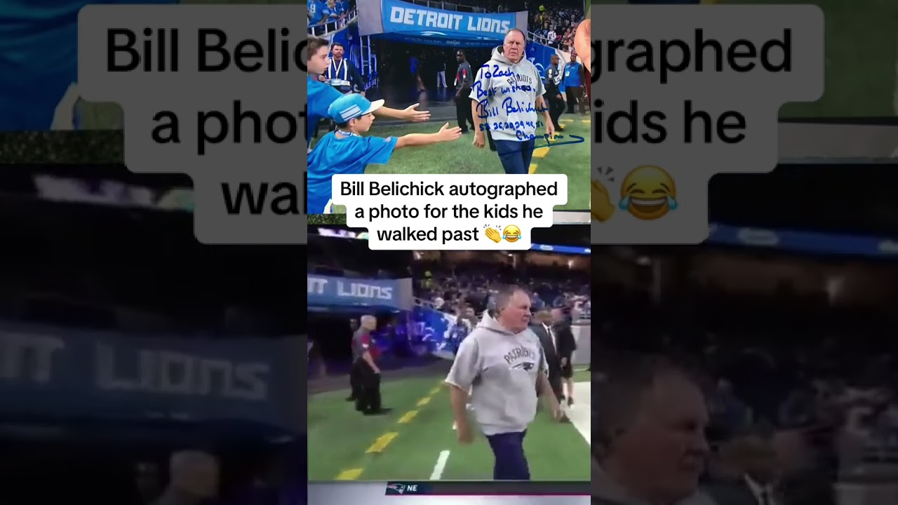 Belichick Is A Legend 😂 (via Andycferreira/x) #shorts