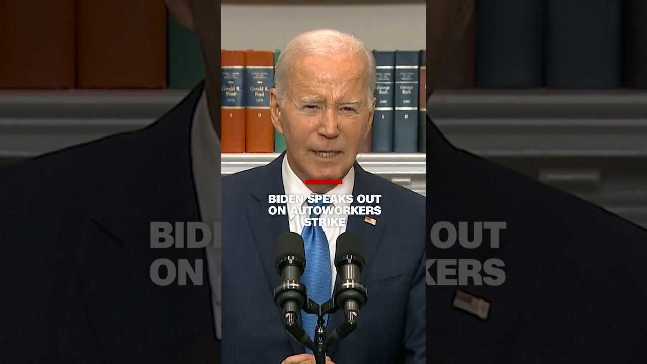 Biden Speaks Out On Autoworkers Strike