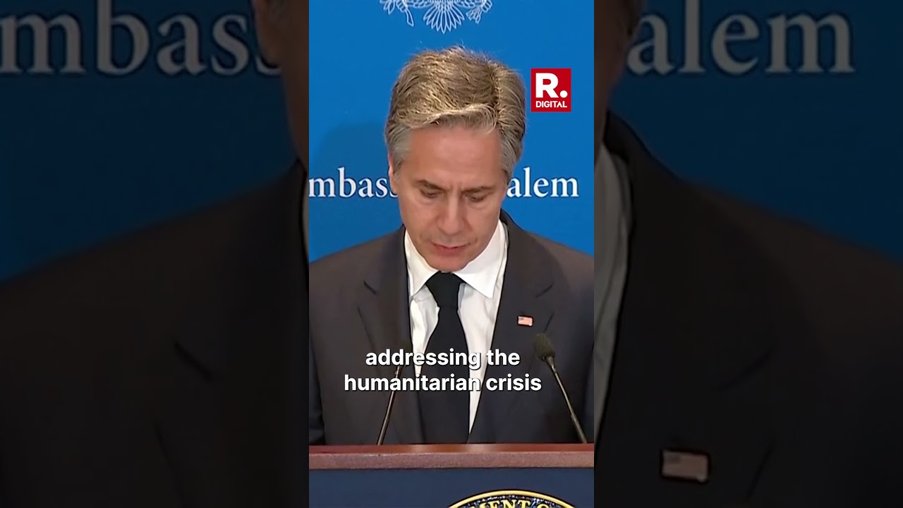 Blinken Vows Support For Israel, Urges Peace Efforts Amidst Humanitarian Crisis In Gaza