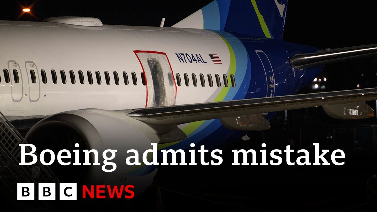 Boeing Admits Mistake Over 737 Max 9 Incident | Bbc News