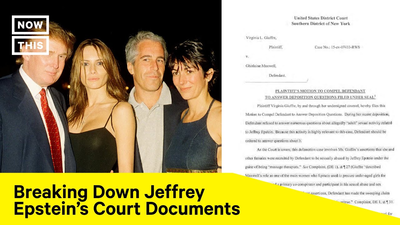 Breaking Down The First Round Of Jeffrey Epstein Court Documents