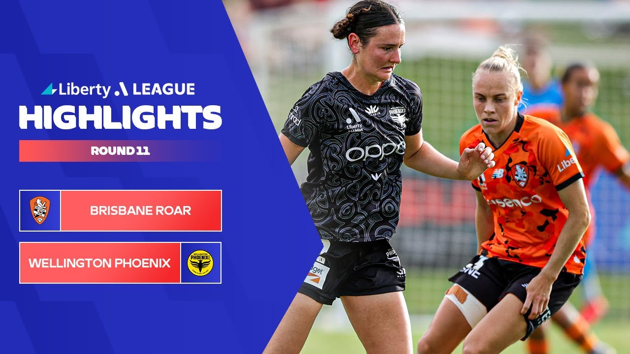 Brisbane Roar Fc V Wellington Phoenix – Highlights | Liberty A League 2023 24 | Round 11