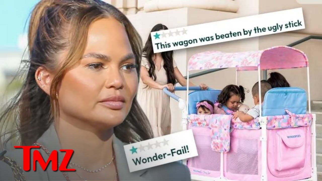 Chrissy Teigen Review Bombed For Wonderfold Wagon Collab | Tmz Tv