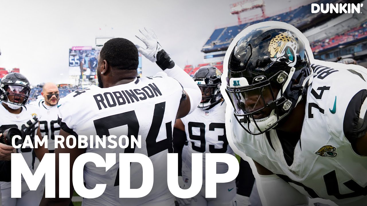 🗣️ Cam Robinson Mic’d Up Vs. Titans | Jacksonville Jaguars | Jags News