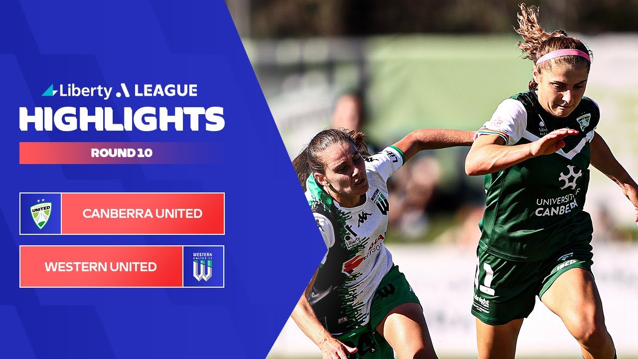 Canberra United Fc V Western United Fc – Highlights | Liberty A League 2023 24 | Round 10