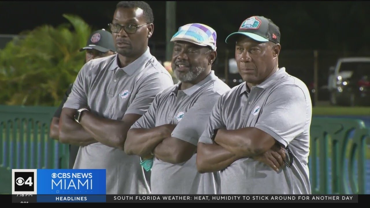 Cbs Miami Nat Moore Trophy: Dolphins Greats Deal Advice To High School Athletes