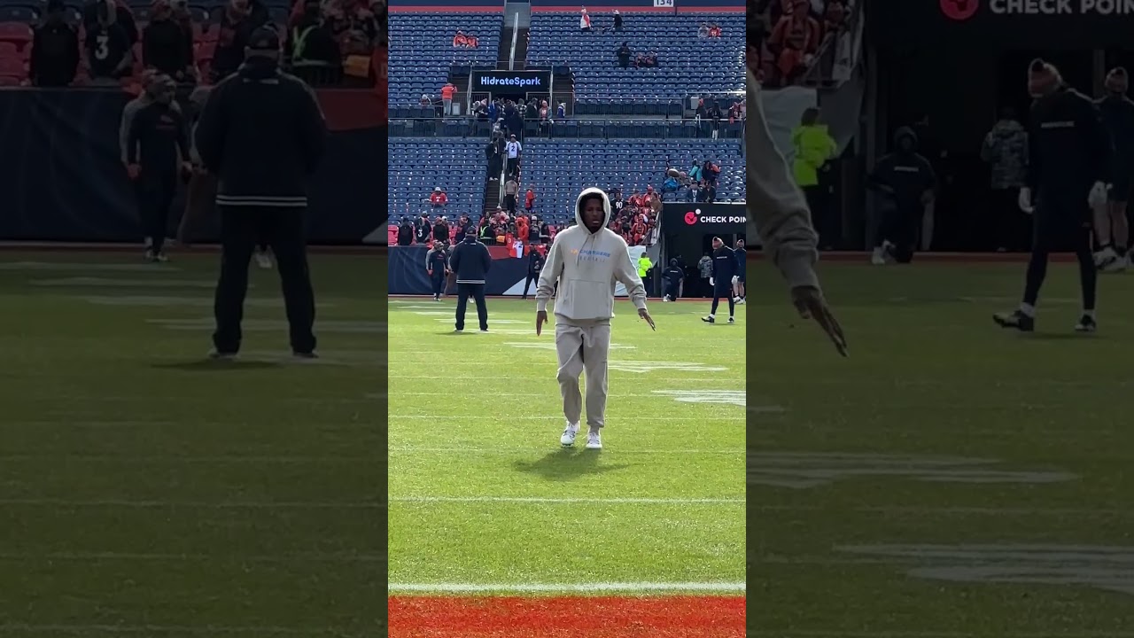 Chargers Warmups On Nye