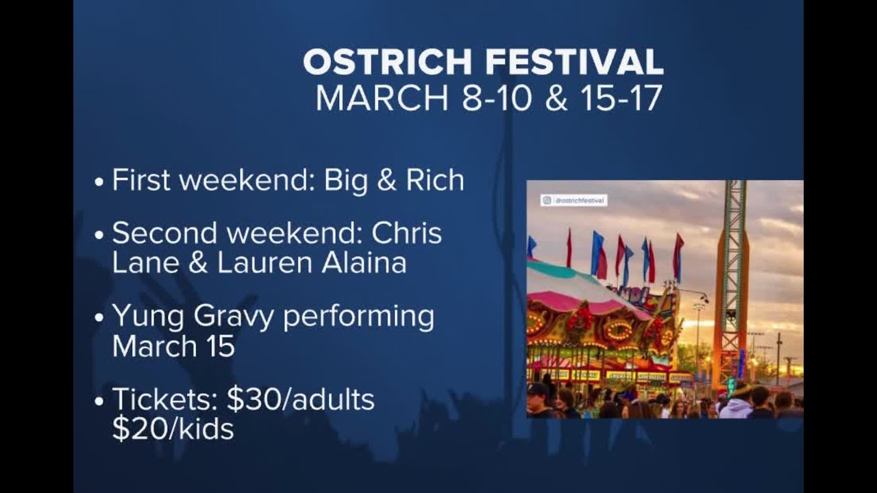 Chris Lane, Lauren Alaina, Big & Rich To Perform At Chandler Ostrich Festival