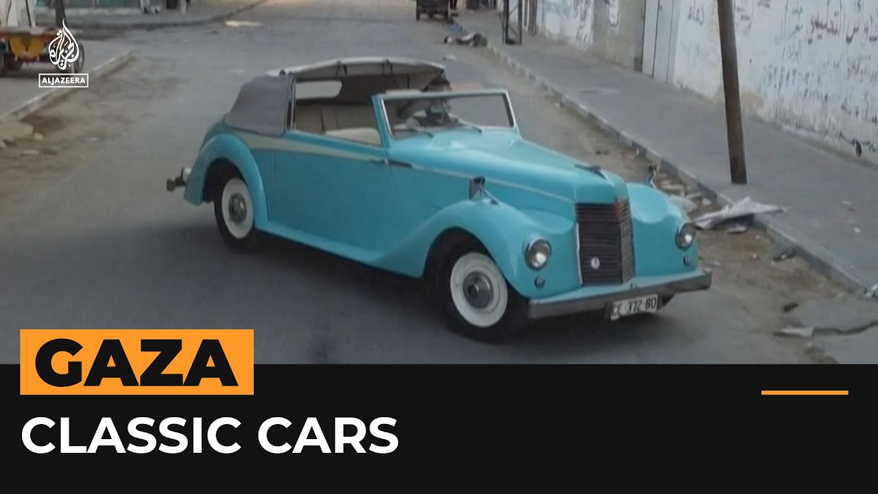 Classic Cars On The Road In Gaza | Al Jazeera Newsfeed