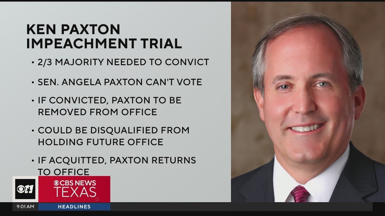 Closing Arguments Set To Begin Friday Morning In Ken Paxton Impeachment Trial | Dallas News