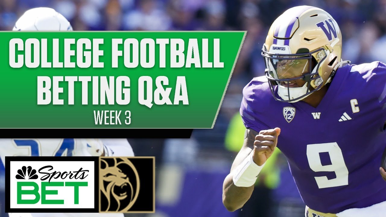 College Football Betting Preview Q&a: Washington Michigan St., Tenn. Florida & More | Nbc Sports Bet