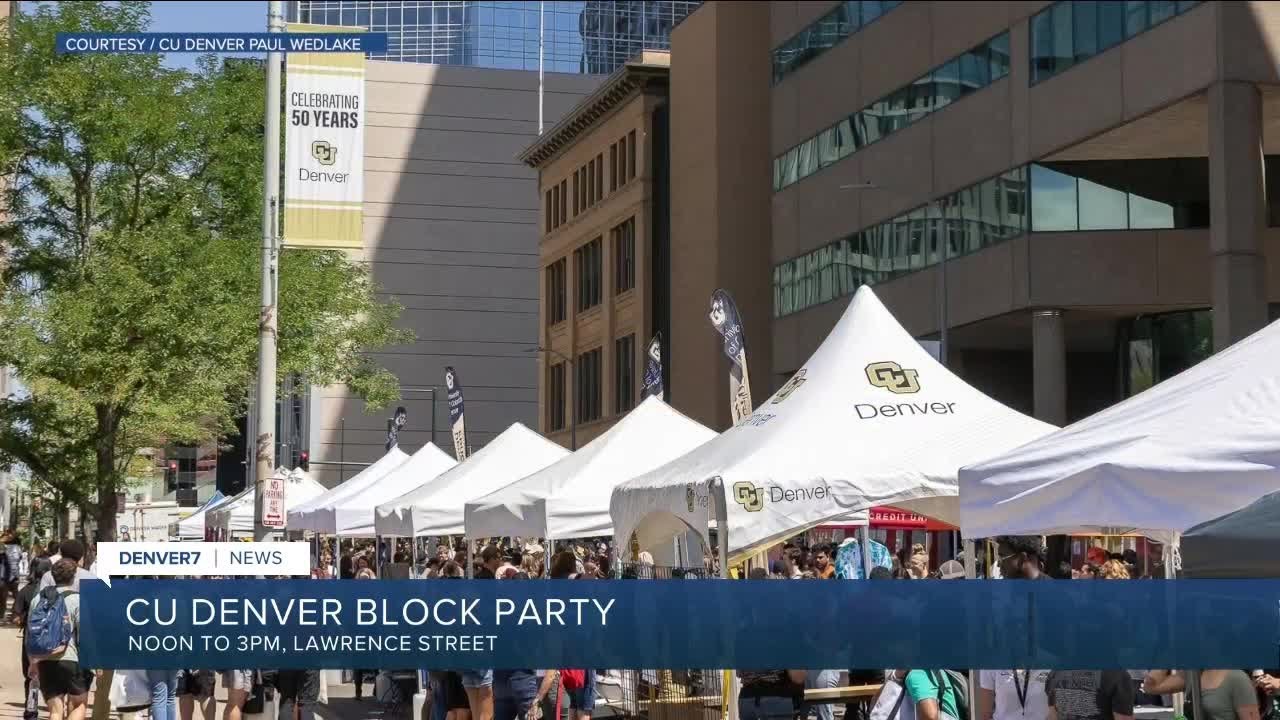 Cu Denver Hosting Community Block Party Today