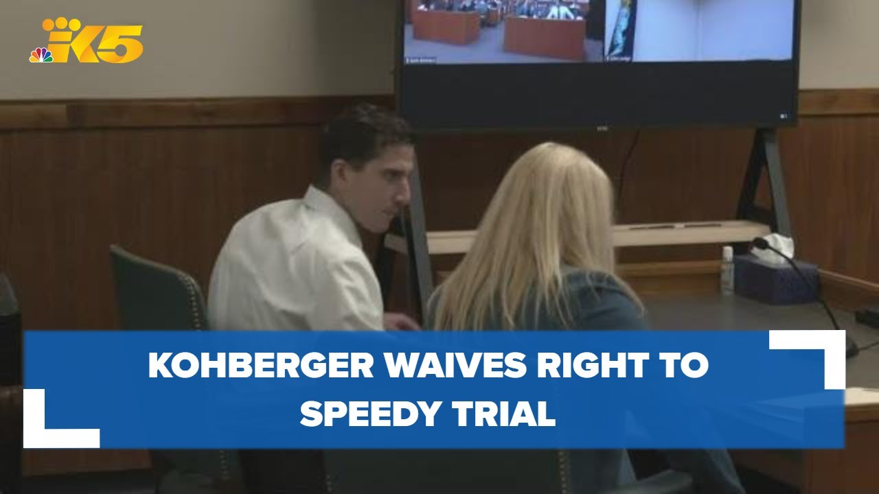 Bryan Kohberger Waives Right To A Speedy Trial