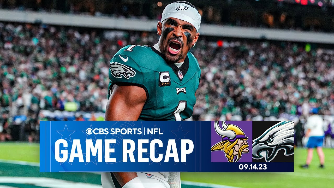 D’andre Swift’s Career Night Lifts Eagles Past Vikings [full Recap] | Cbs Sports