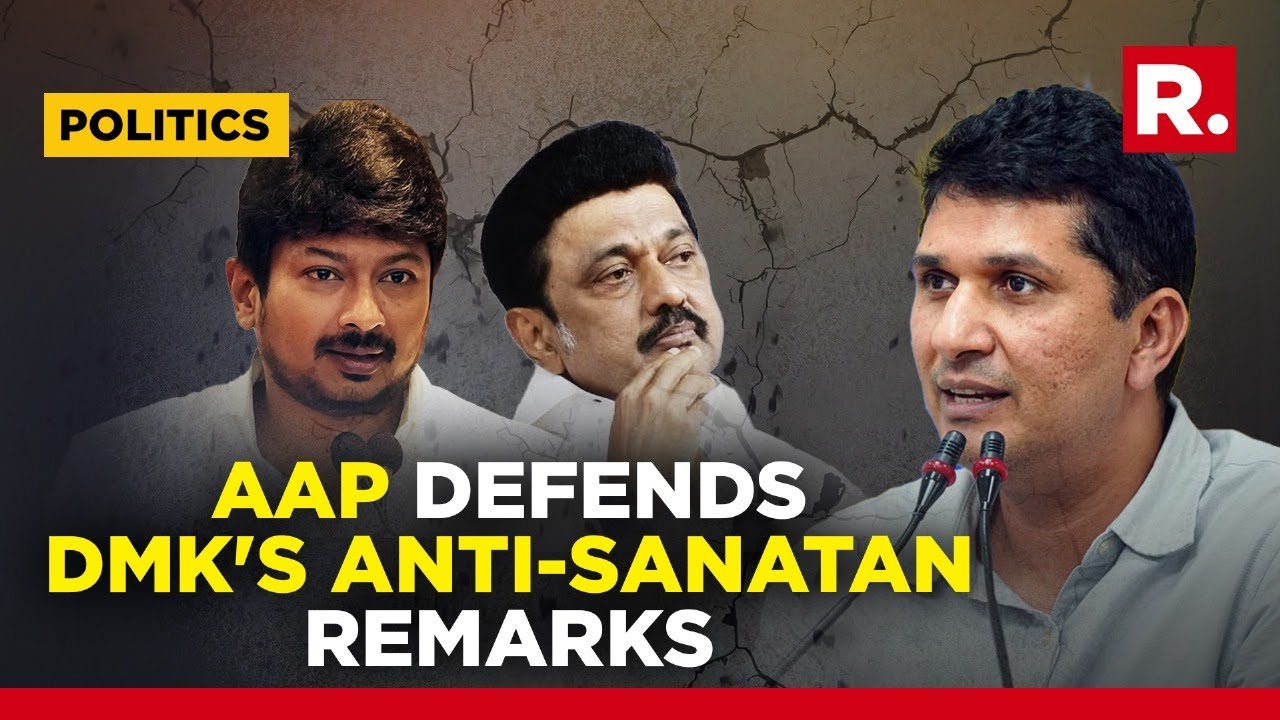 ‘dmk Always Been Atheist, It’s Bjp Who’s Doing Politics’: Aap’s Response To Anti Sanatan Remarks