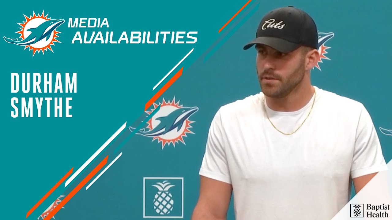 Durham Smythe Meets With The Media | Miami Dolphins | Dolphins News