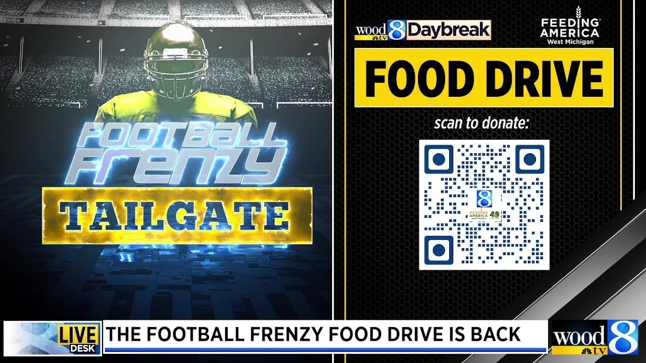 Football Frenzy Tailgate Food Drive Is Back | Battle Creek News