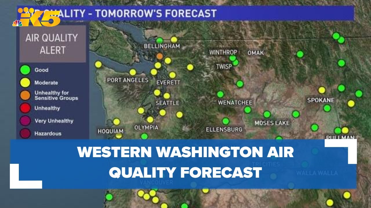 Seattle Smoke Forecast: Moderate Air Quality Friday For Most Of Puget Sound