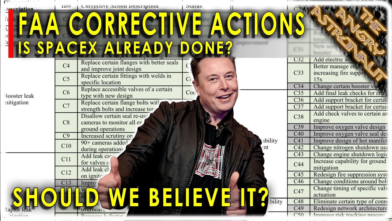 Elon Musk Says Spacex Has Finished Faa Corrective Actions! Really? | Spacex