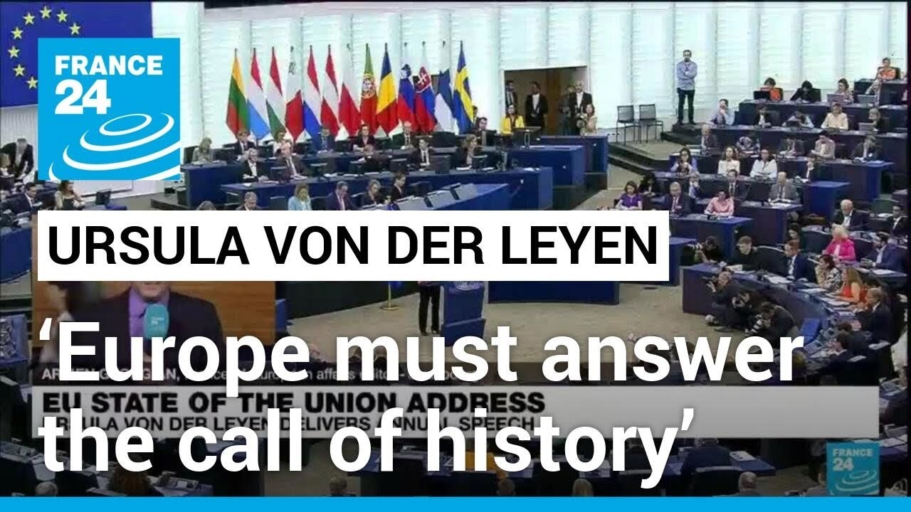 Eu Chief: ‘europe Must Answer The Call Of History’ • France 24 English