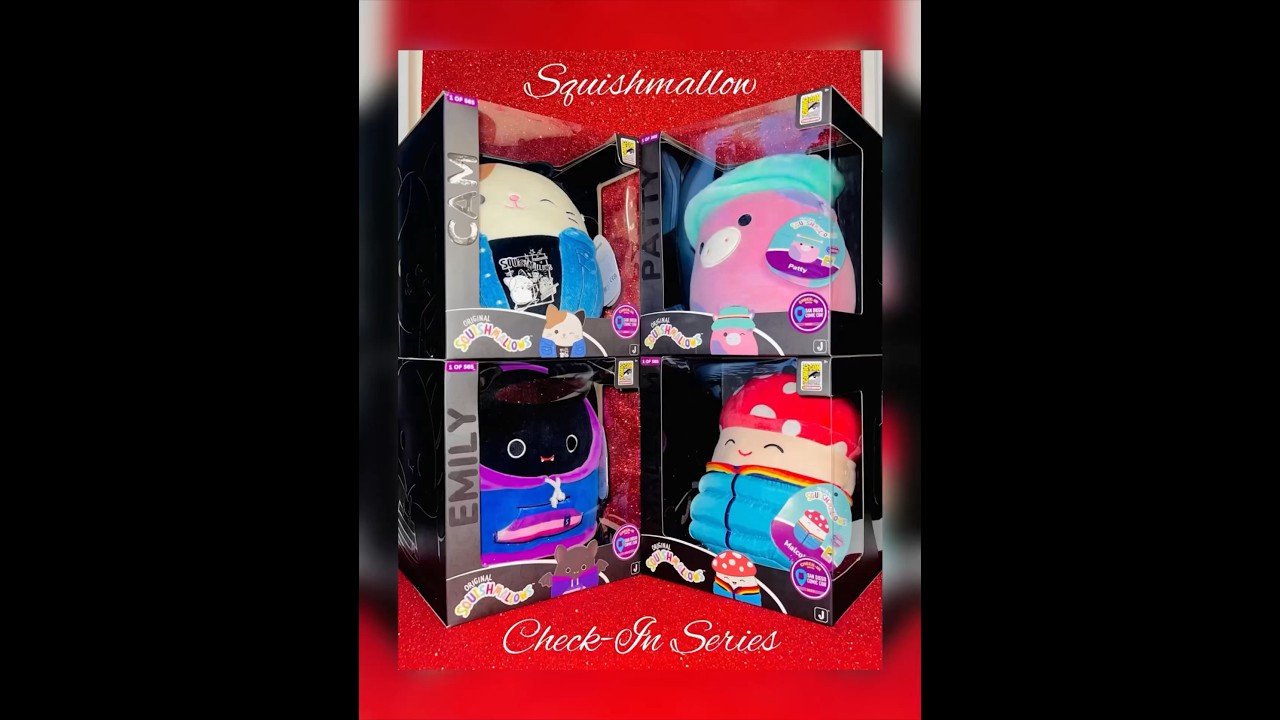 Exclusive Look: Rare Squishmallow Check In Series Unveiled At Comiccon! – Sdcc News