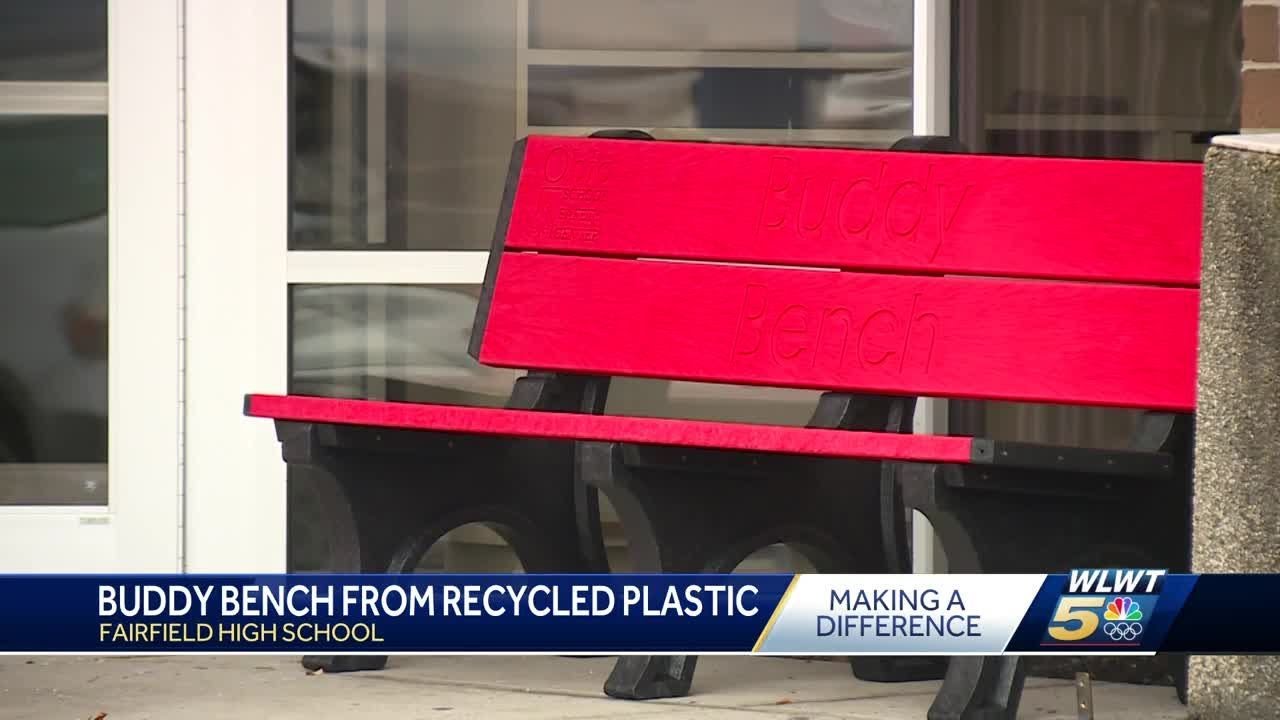 Fairfield High School’s Buddy Bench Project Promotes Recycling And Friendship