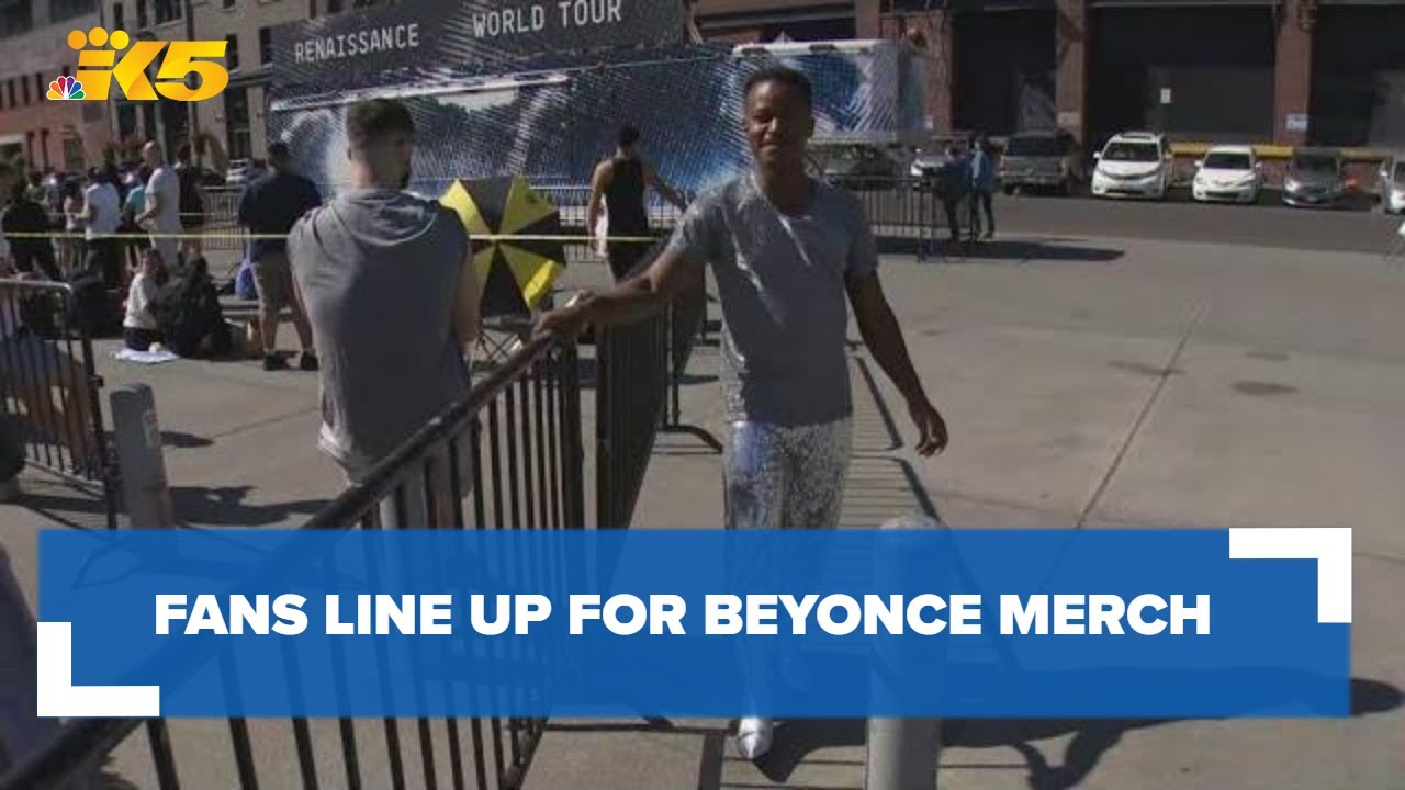 Fans Line Up For Beyoncé Merch Ahead Of Sold Out Concert At Lumen Field