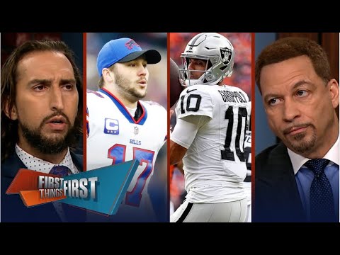 First Things First | “jimmy G Underdog To Win!” Nick Bold Predict Bills Vs Las Vegas Raiders Week 2