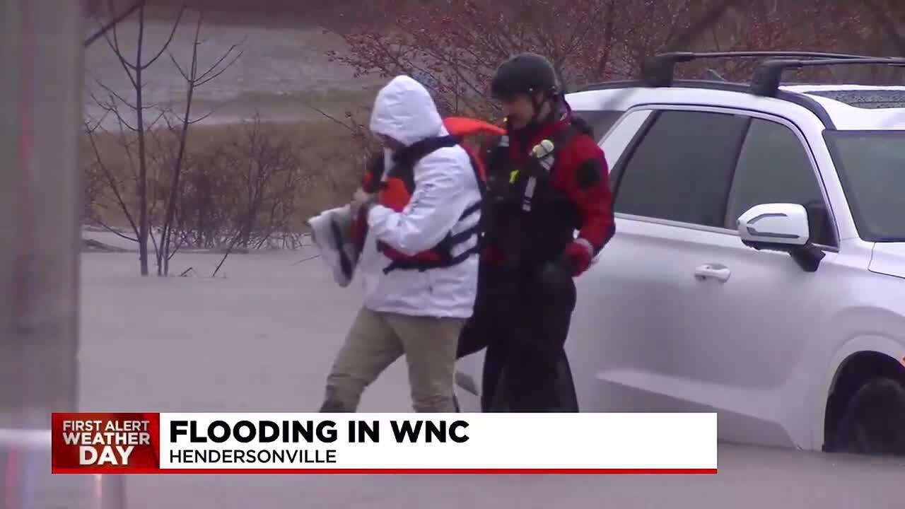 Flooding Hits Henderson County, Nc Hard