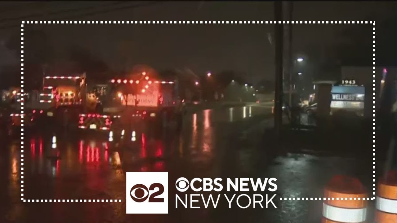 Flooding Shuts Down New Jersey Roads