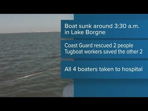 Four Rescued From Sinking Boat By U.s Coast Guard In St. Tammany Parish | New Orleans News