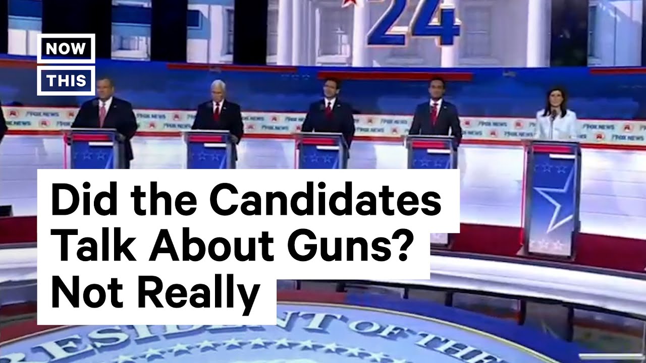 Gun Reform Was Barely Mentioned At First Gop Debate