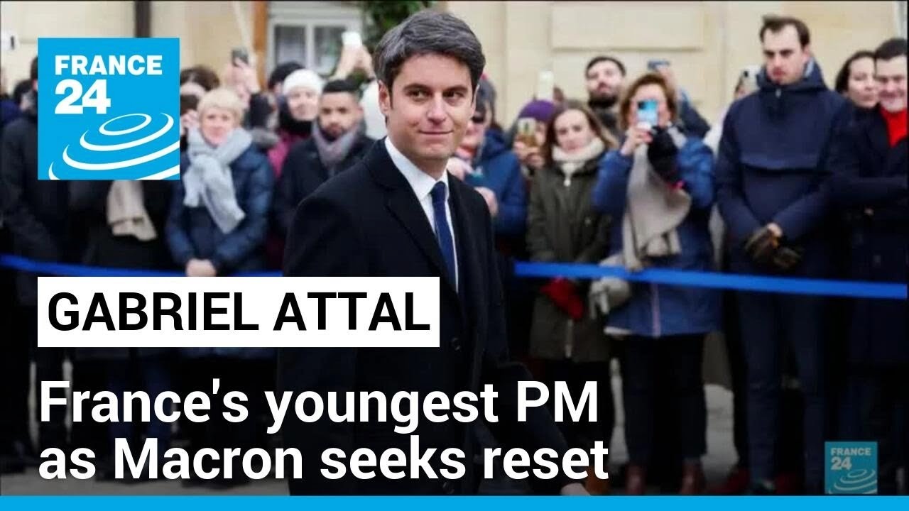 Gabriel Attal Becomes France’s Youngest Pm As Macron Seeks Reset • France 24 English