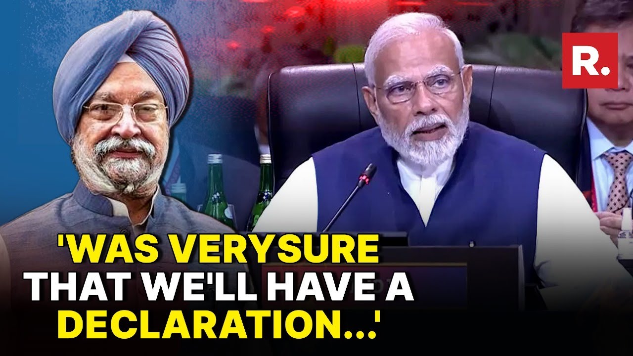 Hardeep Singh Puri On G20 Success, India Middle East Eu Corridor, Biofuels Alliance & More