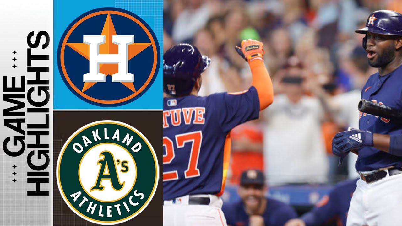 Houston Astros Vs Oakland Athletics Game Highlights Sep 11, 2023 | Mlb Highlights 2023