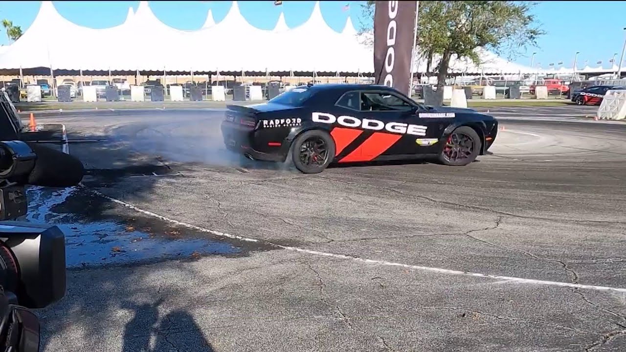 How To Drift At The Mecum Auto Show