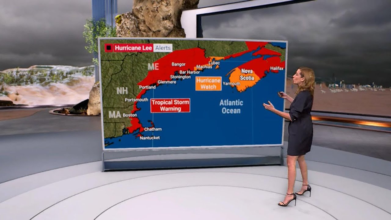 Hurricane Lee Makes Final Approach Toward New England