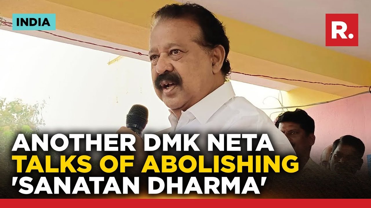 I.n.d.i.a Alliance Formed To Abolish Sanatan Dharma: Dmk Leader K. Ponmudy Stokes Fresh Controversy