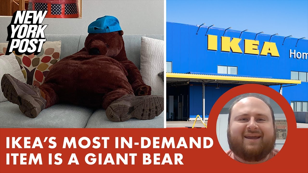 Ikea’s Most In Demand Product Requires No Assembly, Just Hugs: Meet Djungelskog The Giant Teddy Bear